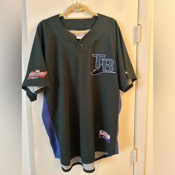 Vintage Majestic MLB Tampa Bay Rays Authentic XL men’s jersey. - Picture 1 of 10